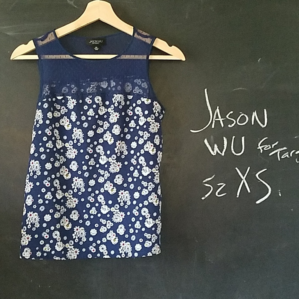 Jason Wu for Target Floral Lace Tank Top Sz XS